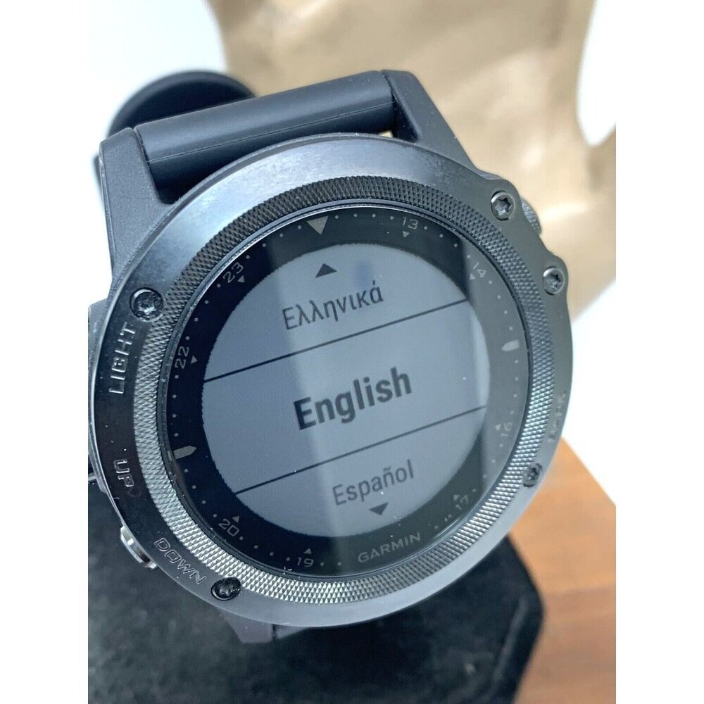 Garmin Tactix Bravo Men's Watch GPS Smartwatch Black Rubber Band 51mm